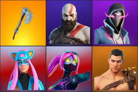 Leviathan Axe, Kratos, Xander, Alli, Galaxia, Menace
