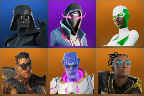 Darth Vader, Xander, Backlash, Joey, Kymera, Malik