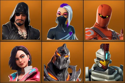 Blackheart, Catalyst, Hybrid, Rox, Ruin, Sentinel