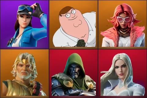 Cloud Striker, Peter Griffin, Valeria, Zeus, Doctor Doom, Emma Frost