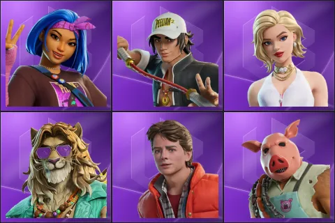 Carina, Carter Wu, Cat Holloway, Kingston, Marty McFly, Pig the Butcher