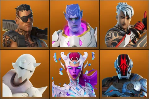 Joey, Kymera, Ronin, Snap, The Cube Queen, The Foundation