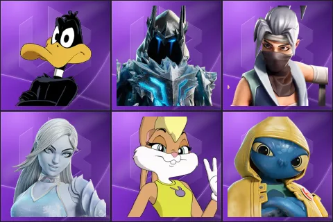 Daffy Duck, Exalted Ice King, Kuno, Lady Windfrost, Lola Bunny, Squibbly