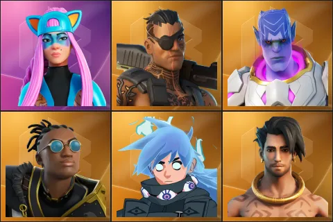 Alli, Joey, Kymera, Malik, Nezumi, Raz