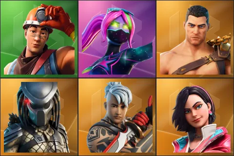 Cole, Galaxia, Menace, Predator, Ronin, Rox
