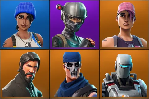 Blue Team Leader, Elite Agent, Rose Team Leader, The Reaper, Warpaint, A.I.M.