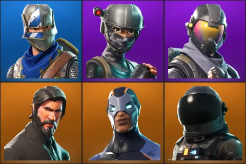 Blue Squire, Elite Agent, Rogue Agent, The Reaper, Carbide, Dark Voyager