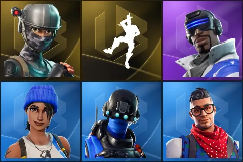 Elite Agent, Take The L, Blue Striker, Blue Team Leader, Carbon Commando, Prodigy