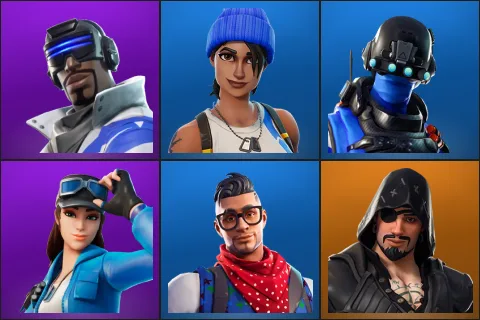 Blue Striker, Blue Team Leader, Carbon Commando, Cloud Striker, Prodigy, Blackheart