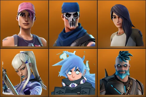 Rose Team Leader, Warpaint, Gear Specialist Maya, Mizuki, Nezumi, Omegarok