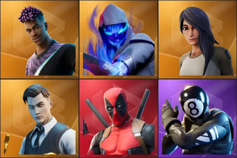 Fade, Fusion, Gear Specialist Maya, Midas, Deadpool, 8-Ball vs Scratch