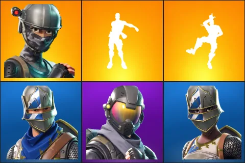 Elite Agent, Floss, Take The L, Blue Squire, Rogue Agent, Royale Knight