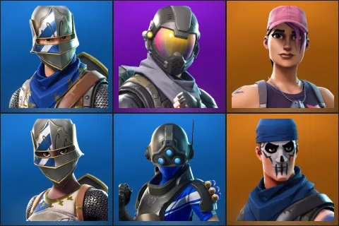 Blue Squire, Rogue Agent, Rose Team Leader, Royale Knight, Trilogy, Warpaint