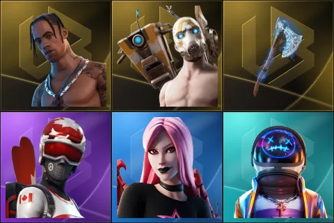 Travis Scott, Psycho Bandit, Leviathan Axe, Mogul Master (CAN), Haze, Astro Jack