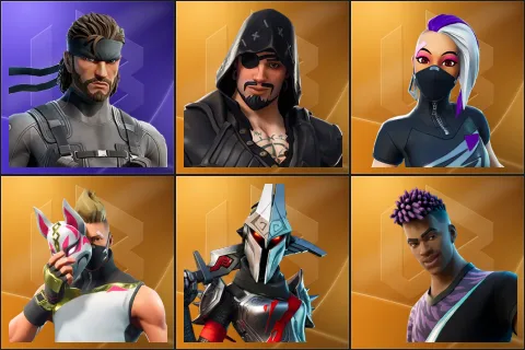 Solid Snake, Blackheart, Catalyst, Drift, Eternal Knight, Fade