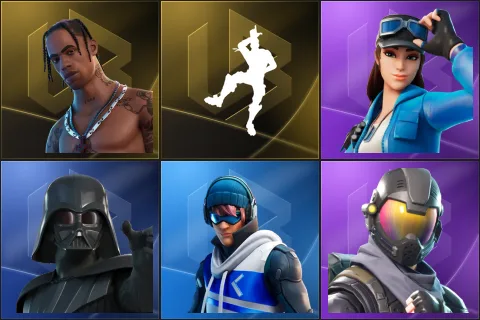 Travis Scott, Take The L, Cloud Striker, Darth Vader, Point Patroller, Rogue Agent
