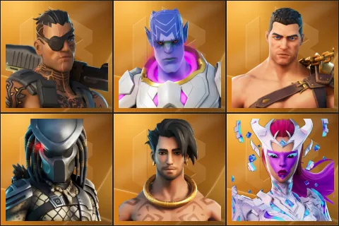 Joey, Kymera, Menace, Predator, Raz, The Cube Queen