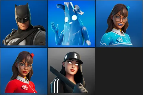 Batman Zero, Polar Peely, Blizzabelle, Krisabelle, Ruby Shadows