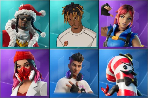 Santa Dogg, Slayer Juice WRLD, Explorer Emilie, Yulejacket, Chord Kahele, Mr. Dappermint