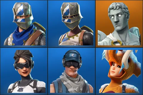 Blue Squire, Royale Knight, Love Ranger, Arctic Assassin, First strike Specialist, Wooly Warrior