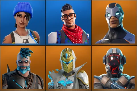 Blue Team Leader, Prodigy, Carbide, Omegarok, Spectra Knight, The Visitor