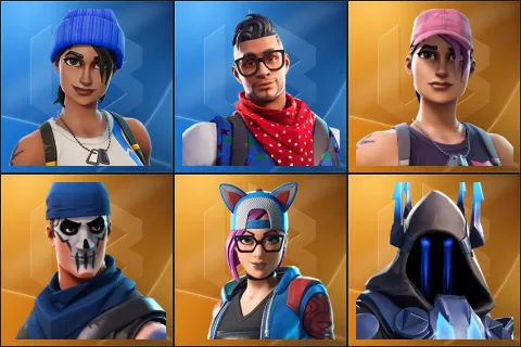 Blue Team Leader, Prodigy, Rose Team Leader, Warpaint, Lynx, The Ice King