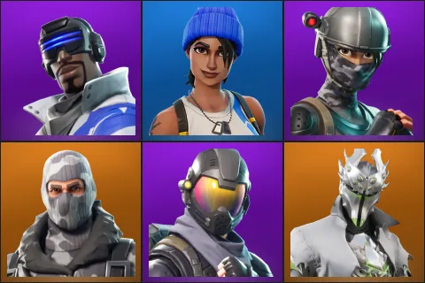 Blue Striker, Blue Team Leader, Elite Agent, Havoc, Rogue Agent, Rogue Spider Knight