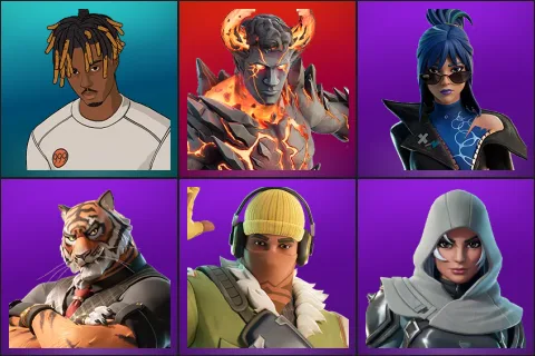Slayer Juice WRLD, Heartbreak Ranger, Hope, Oscar, Recon Raptor, Vanguard Zadie