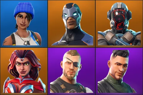 Blue Team Leader, Carbide, The Visitor, Valor, Battlehawk, Squad Leader