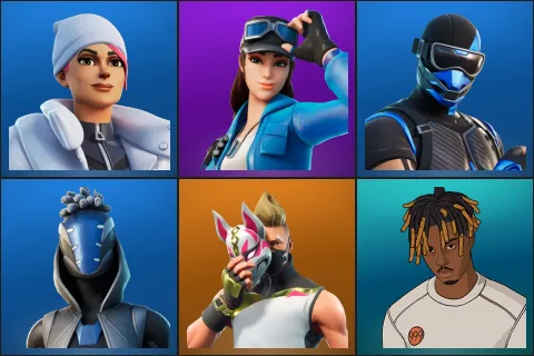 Blizzard Bomber, Cloud Striker, Fixer, Sultura, Drift, Slayer Juice WRLD