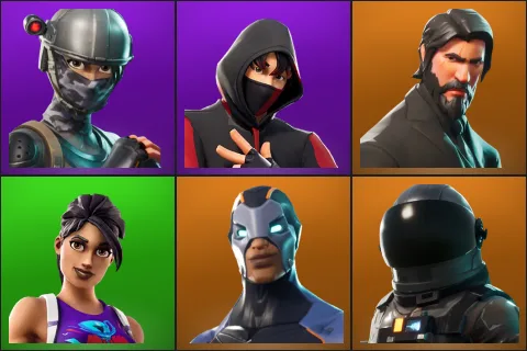 Elite Agent, IKONIK, The Reaper, World Warrior, Carbide, Dark Voyager
