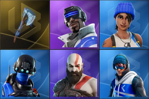 Leviathan Axe, Blue Striker, Blue Team Leader, Carbon Commando, Kratos, Point Patroller