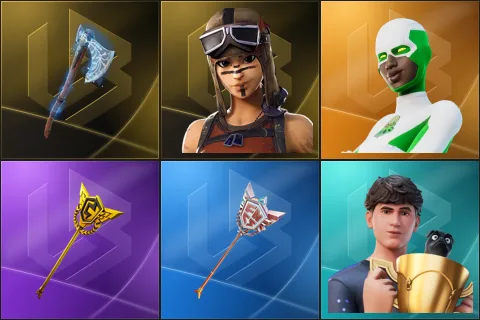 Leviathan Axe, Renegade Raider, Backlash, The Axe of Champions, The Axe of Champions 2.0, Bugha