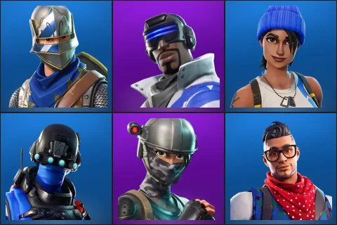 Blue Squire, Blue Striker, Blue Team Leader, Carbon Commando, Elite Agent, Prodigy