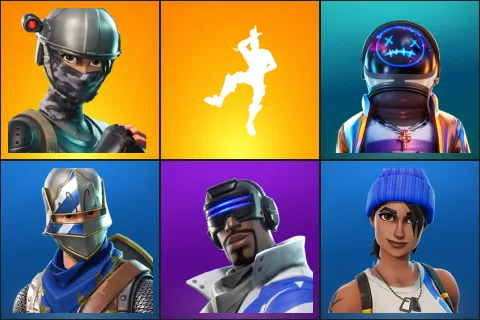 Elite Agent, Take The L, Astro Jack, Blue Squire, Blue Striker, Blue Team Leader