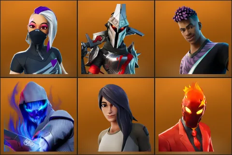 Catalyst, Eternal Knight, Fade, Fusion, Gear Specialist Maya, Inferno