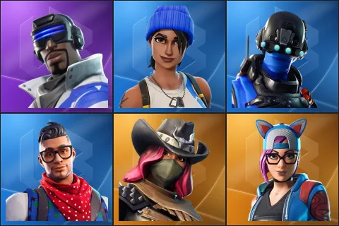 Blue Striker, Blue Team Leader, Carbon Commando, Prodigy, Calamity, Lynx
