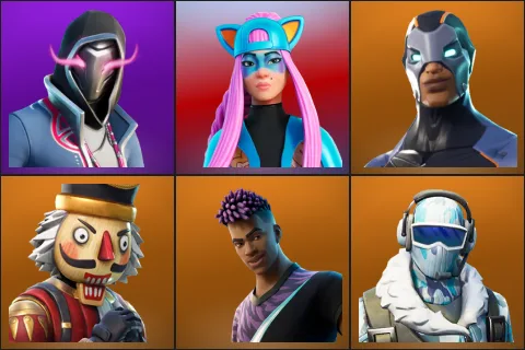 Xander, Alli, Carbide, Crackshot, Fade, Frostbite
