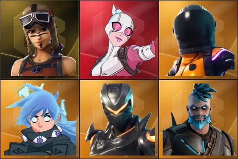 Renegade Raider, Gwenpool, Dark Vanguard, Nezumi, Oblivion, Omegarok