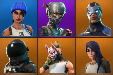 Blue Team Leader, Elite Agent, Carbide, Dark Voyager, Drift, Gear Specialist Maya