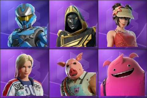 UNSC Spartan, Blitz Knight, Coastal Machinist, Dueling Dragons Jackie, Pig the Butcher, Yeddy