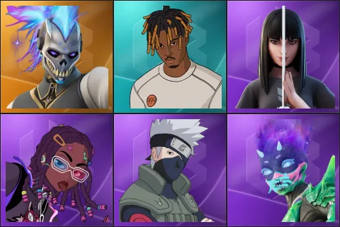 Renzo the Destroyer, Slayer Juice WRLD, Charlotte, Imani, Kakashi Hatake, Mystica