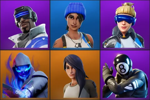 Blue Striker, Blue Team Leader, Neo Versa, Fusion, Gear Specialist Maya, 8-Ball vs Scratch