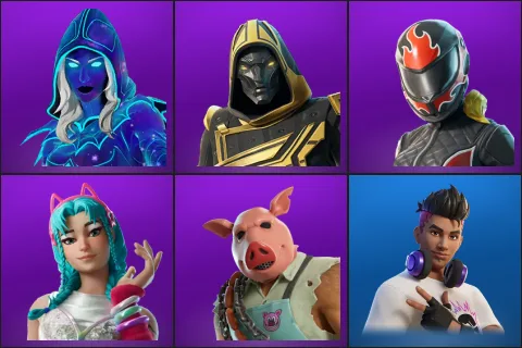 Andromeda, Blitz Knight, Burnoff, Katalina, Pig the Butcher, Chord Kahele