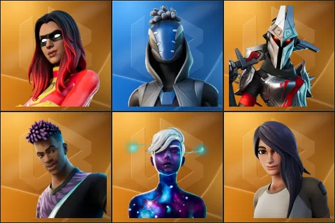 Joltara, Sultura, Eternal Knight, Fade, Galaxy Scout, Gear Specialist Maya