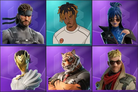 Solid Snake, Slayer Juice WRLD, Hope, Nisha, Oscar, Vengeance Jones