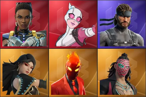 Shuri, Gwenpool, Solid Snake, Era, Inferno, Kado Thorne