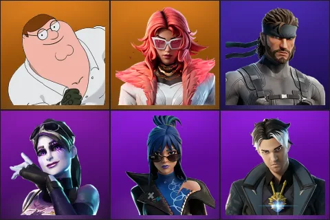 Peter Griffin, Valeria, Solid Snake, Dark Bomber, Hope, Montague