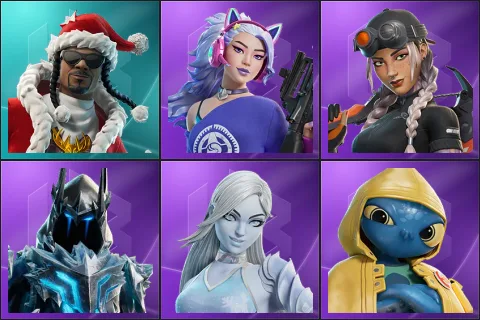 Santa Dogg, Dasha, Elite Jules, Exalted Ice King, Lady Windfrost, Squibbly