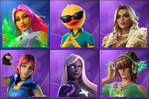 Starfire, Cluster, Dylan, Explorer Emilie, Galaxy Crossfade, Heatwave PJ